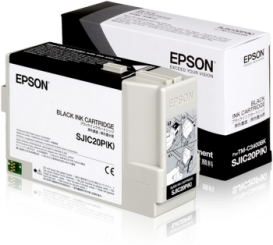 EPSON SJIC20P(K) - Tintenpatrone für Epson TM-C3400 (schwarz) 