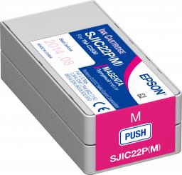 EPSON SJIC22P(M): Tintenpatrone für Epson ColorWorks C3500 (Magenta) 